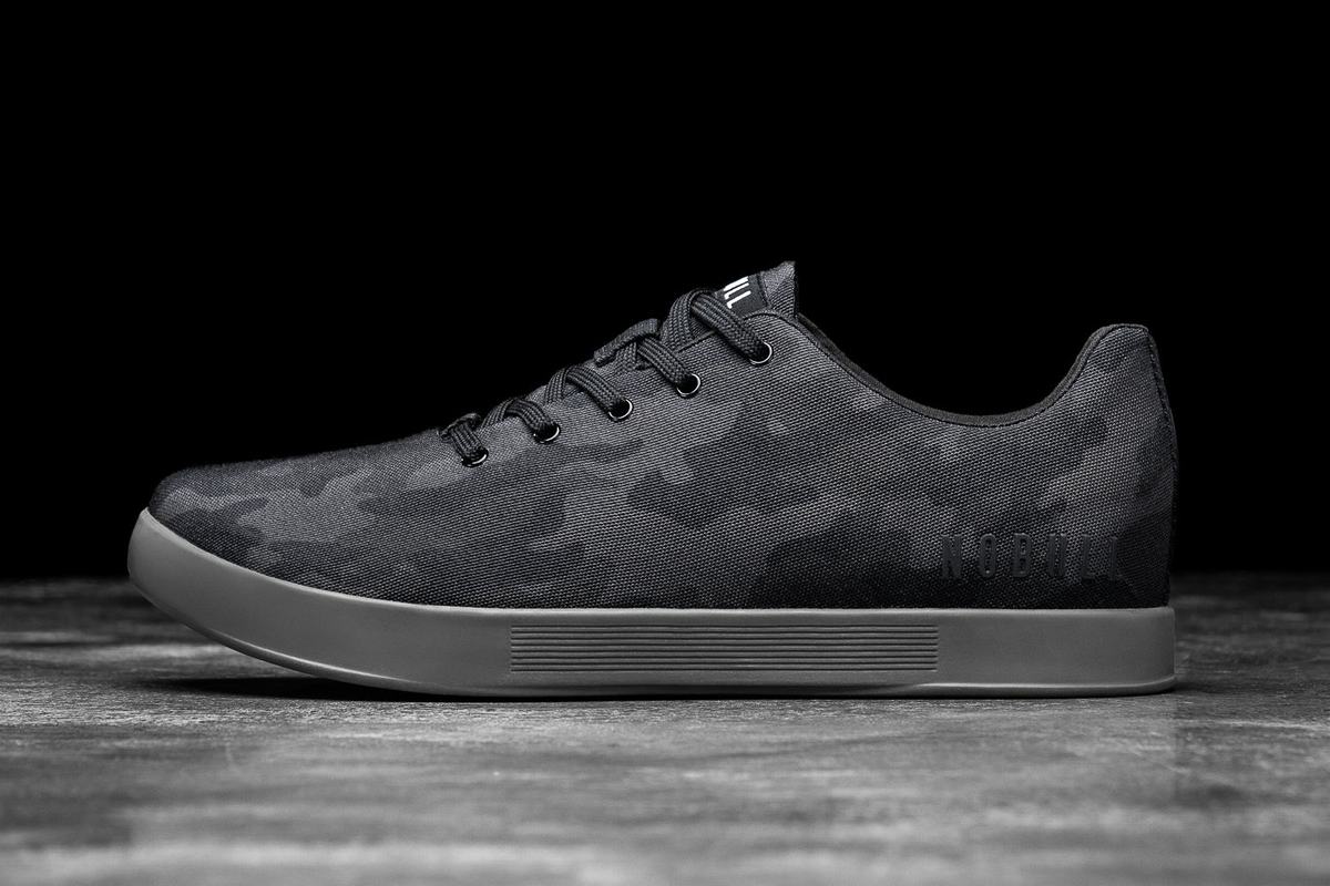 Nobull Canvas Men\'s Trainers Camo | Australia (QZ3012)
